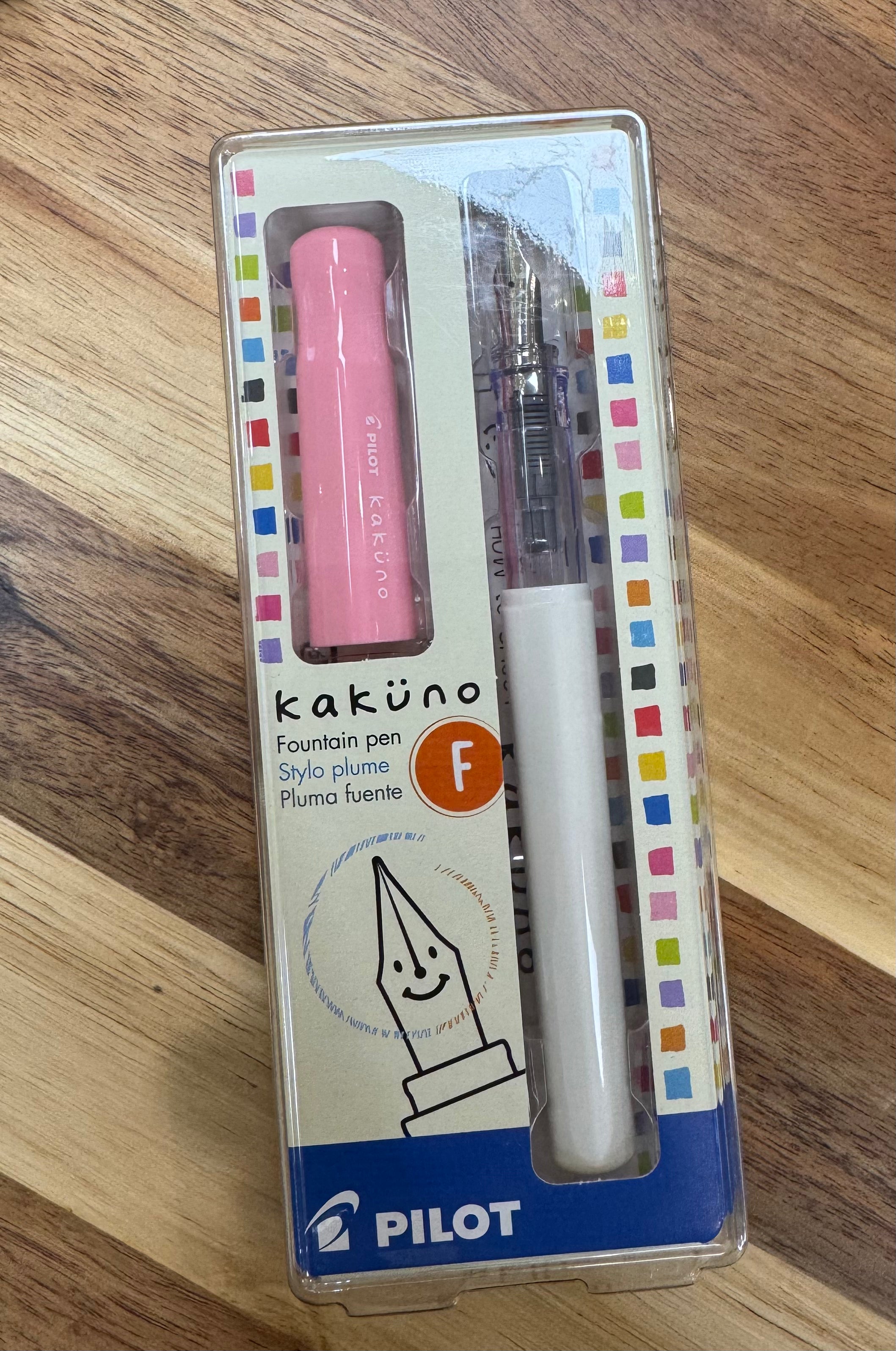 Pilot Kakuno Fountain Pen Set - Smooth Writing Fine Nib for Students & Professionals - Perfect for Note Taking, Journaling & Calligraphy