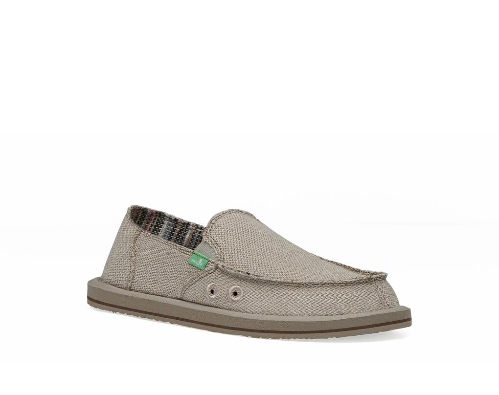 Sanuk Women's Donna Hemp Loafers - Comfortable Slip-On Shoes with Memory Foam Footbed | Casual Walking Shoes for Women | Perfect for Work, Travel & Everyday Wear