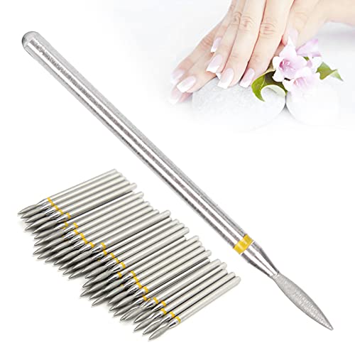 Professional 50pcs Nail Grinding & Polishing Drill Bits Set - 1.8mm XF Size for Home & Salon Manicure/Pedicure - Perfect for Acrylic, Gel, Natural Nails & Nail Art Design