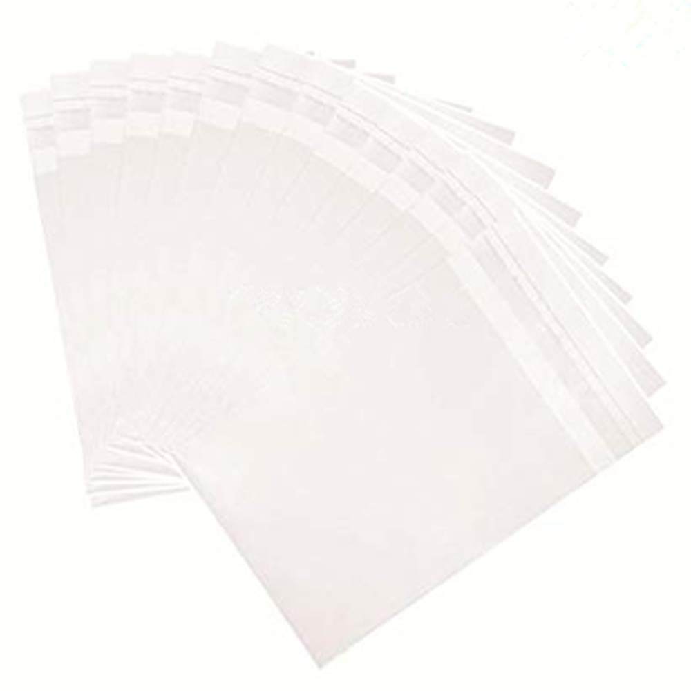 100 Pack 3x4 Inch Small Crystal Clear Resealable Cellophane Bags - Self Protective Cello Bags for Candy, Cookies, Cards | Perfect for Party Favors, Wedding Treats & Gift Packaging