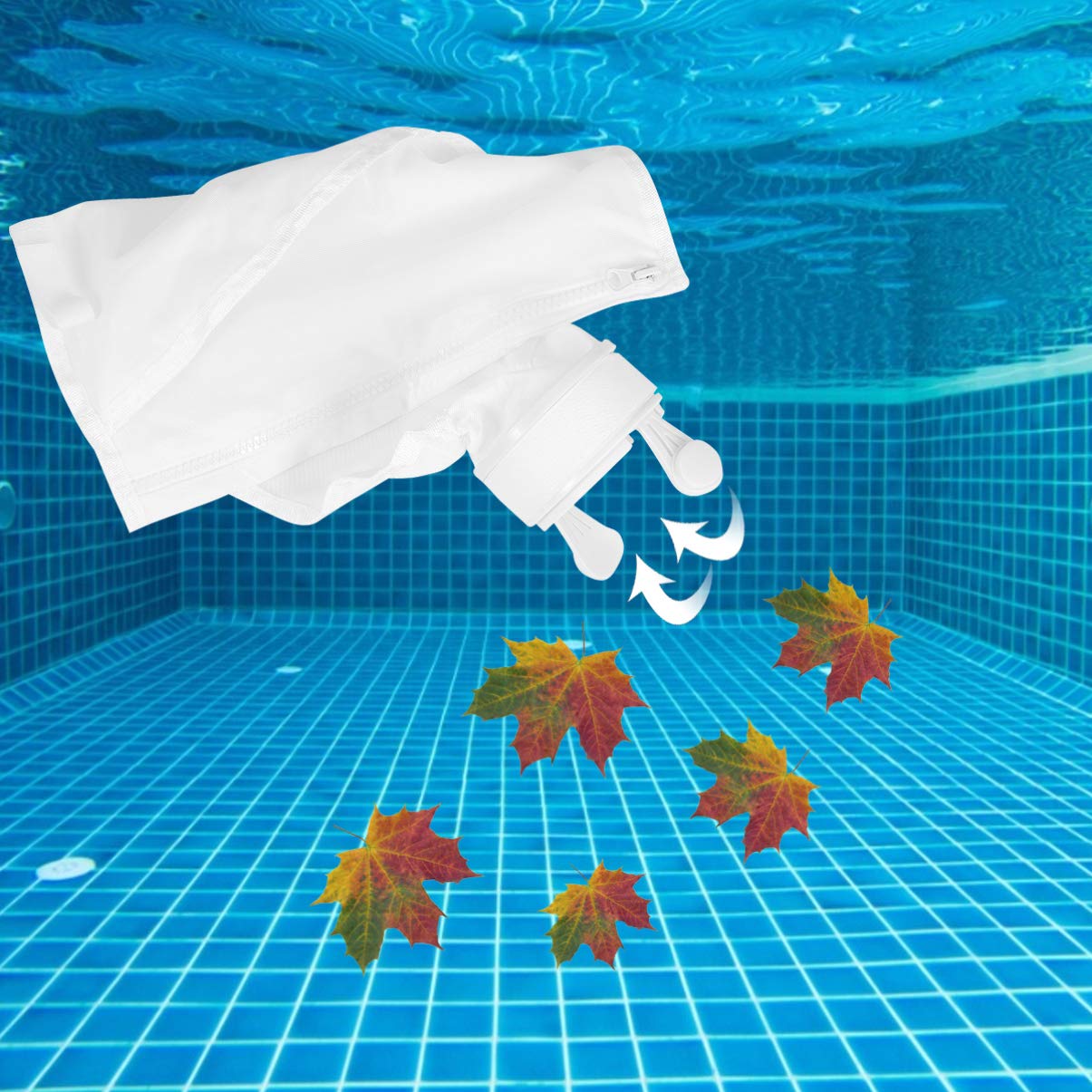 EXCEART Multipurpose Cleaner & Pool Filter Bag for 360/380 Vacuum - Pool & Home Cleaning