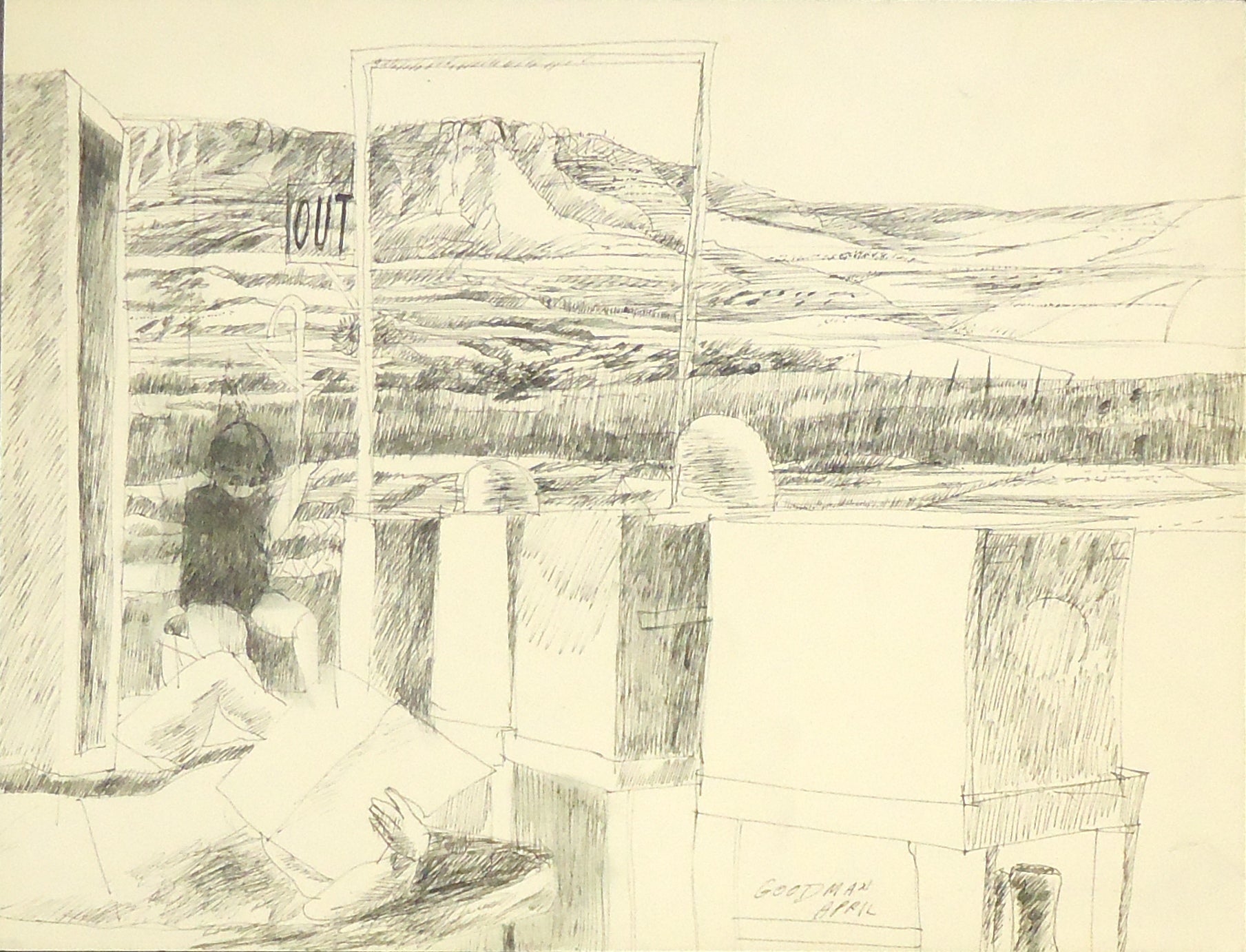 Sidney Goodman: Figures in a Landscape - American Art Book for Collectors | Perfect for Home Decor & Art Lovers
