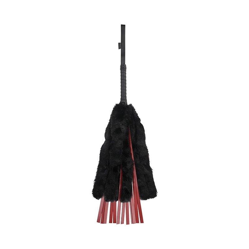 Premium SS Saffron Faux Fur Flogger - Soft & Luxurious BDSM Toy for Sensual Play, Spanking & Couples Bonding