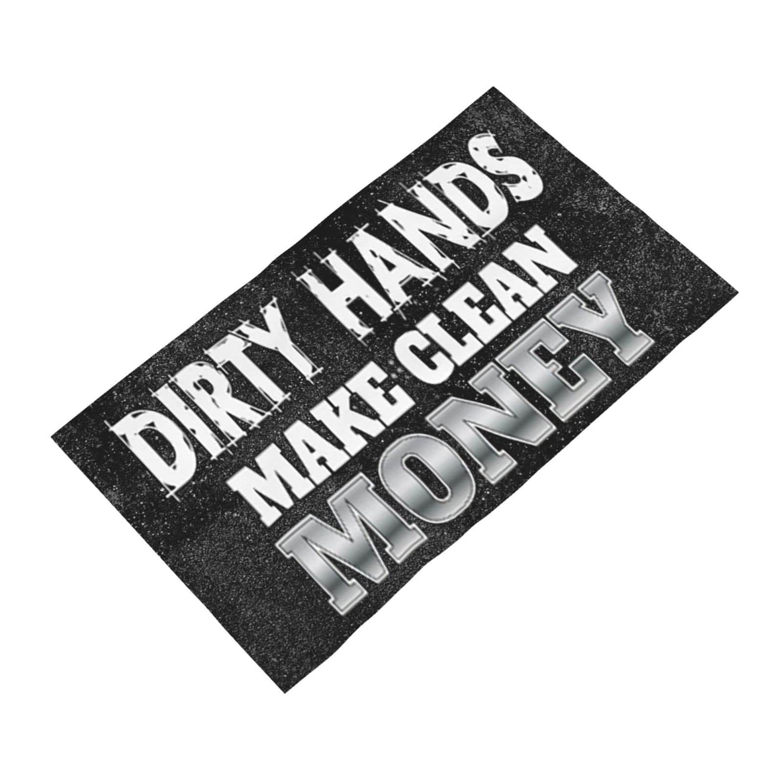 Funny Dirty Hands Wash Cloth Gift - Soft Face Towels for Women (27.5x16in) - Perfect for Bathroom & Skincare