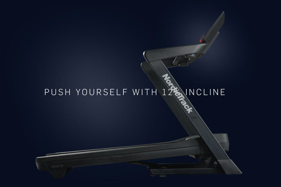 NordicTrack EXP 7i Treadmill - Premium Folding Incline Treadmill with Smart HD Touchscreen for Home Gym & Cardio Workouts - Perfect for Running, Walking & HIIT Training