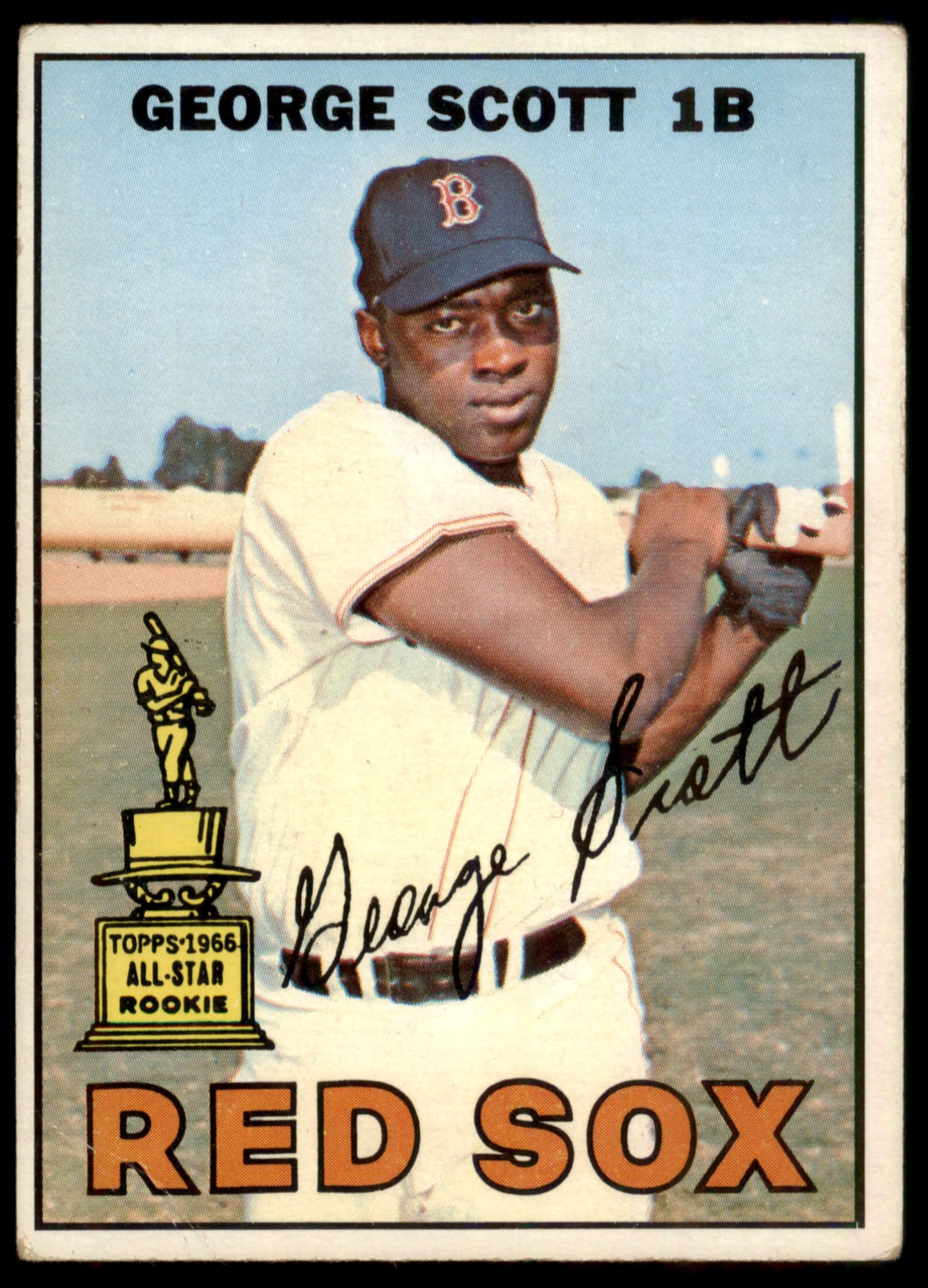 1967 Topps #75 George Scott Boston Red Sox Baseball Card - Vintage Collectible - Good Condition - Perfect for Sports Memorabilia Collections & Baseball Fans