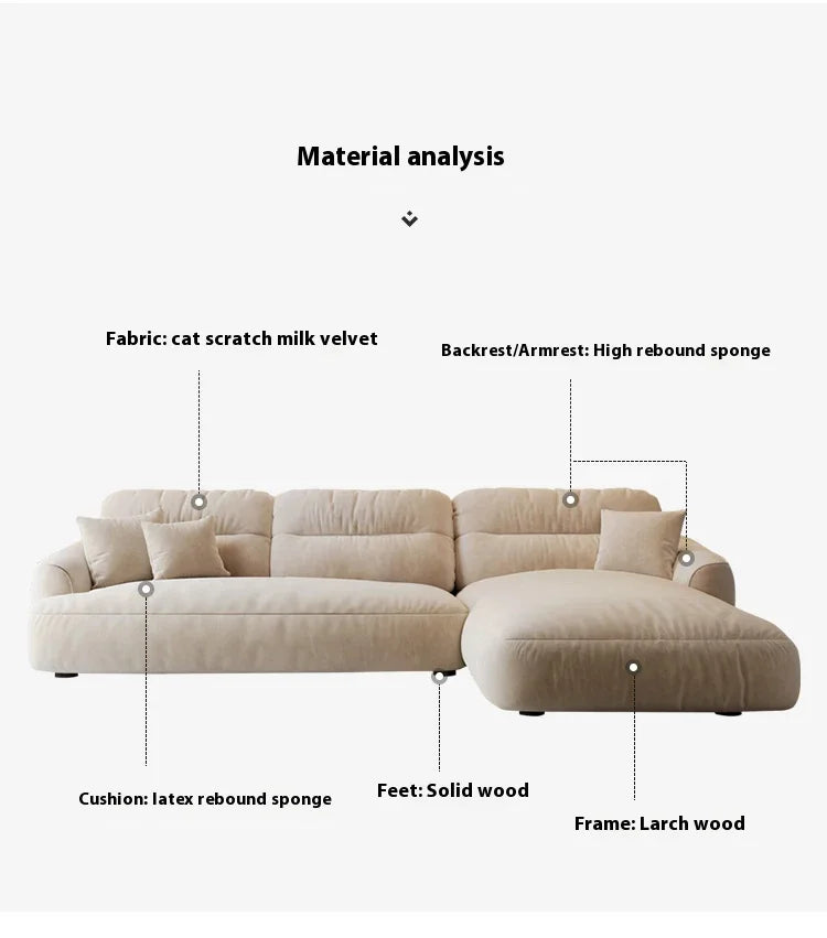 Lazy Para Sectional Lounge Sofa - Modern Comfort for Ultimate Relaxation | Perfect for Living Room, Home Theater & Family Gatherings