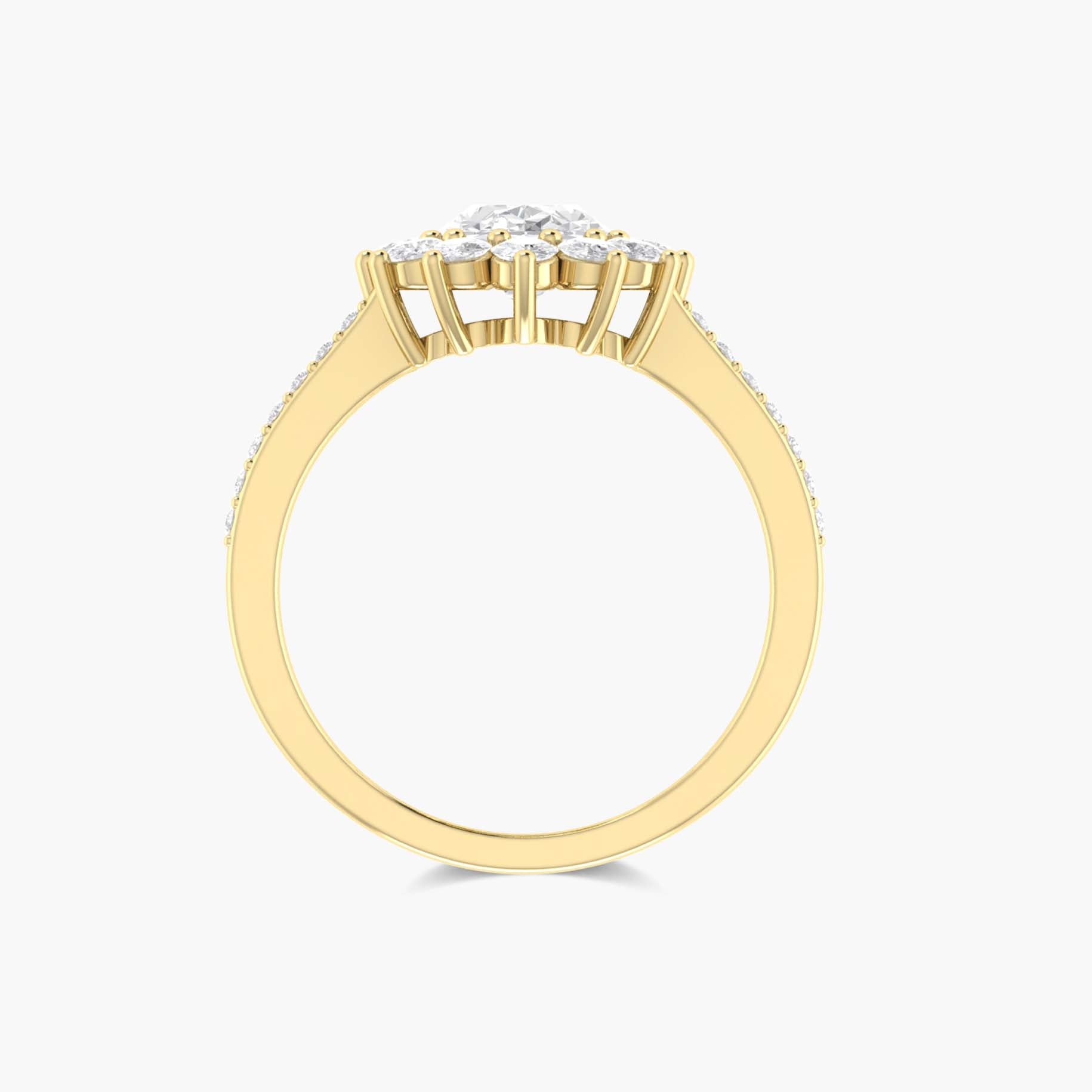 Sparkling Oval Cubic Zirconia Ring - Elegant Unique Design for Women, Perfect for Engagement, Wedding, Anniversary & Special Occasions