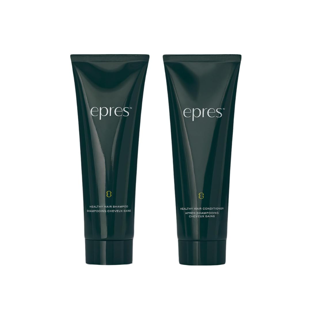 Epres Healthy Hair Shampoo & Conditioner Set - Strengthening & Shine Formula for Damaged Hair Repair | Clinically Proven Hair Care Solution | Perfect for Daily Use & Color-Treated Hair
