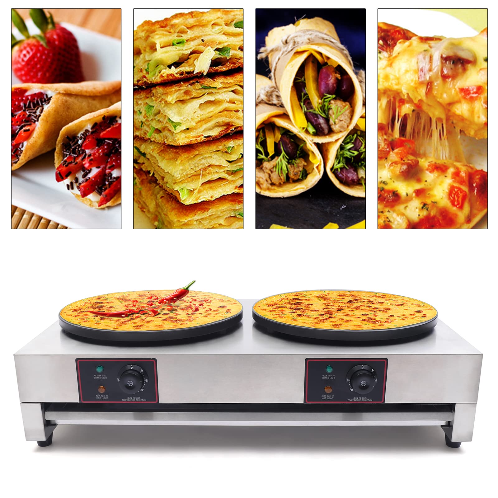 Commercial Crepe Maker 3400W 16