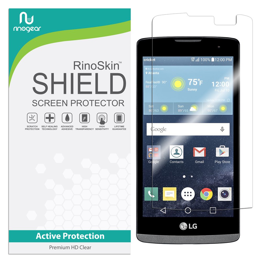 RinoGear Screen Protector for LG Risio & LG Sunset - Case Friendly, Flexible TPU Film with Full Coverage - Perfect for Everyday Use, Travel, and Outdoor Activities