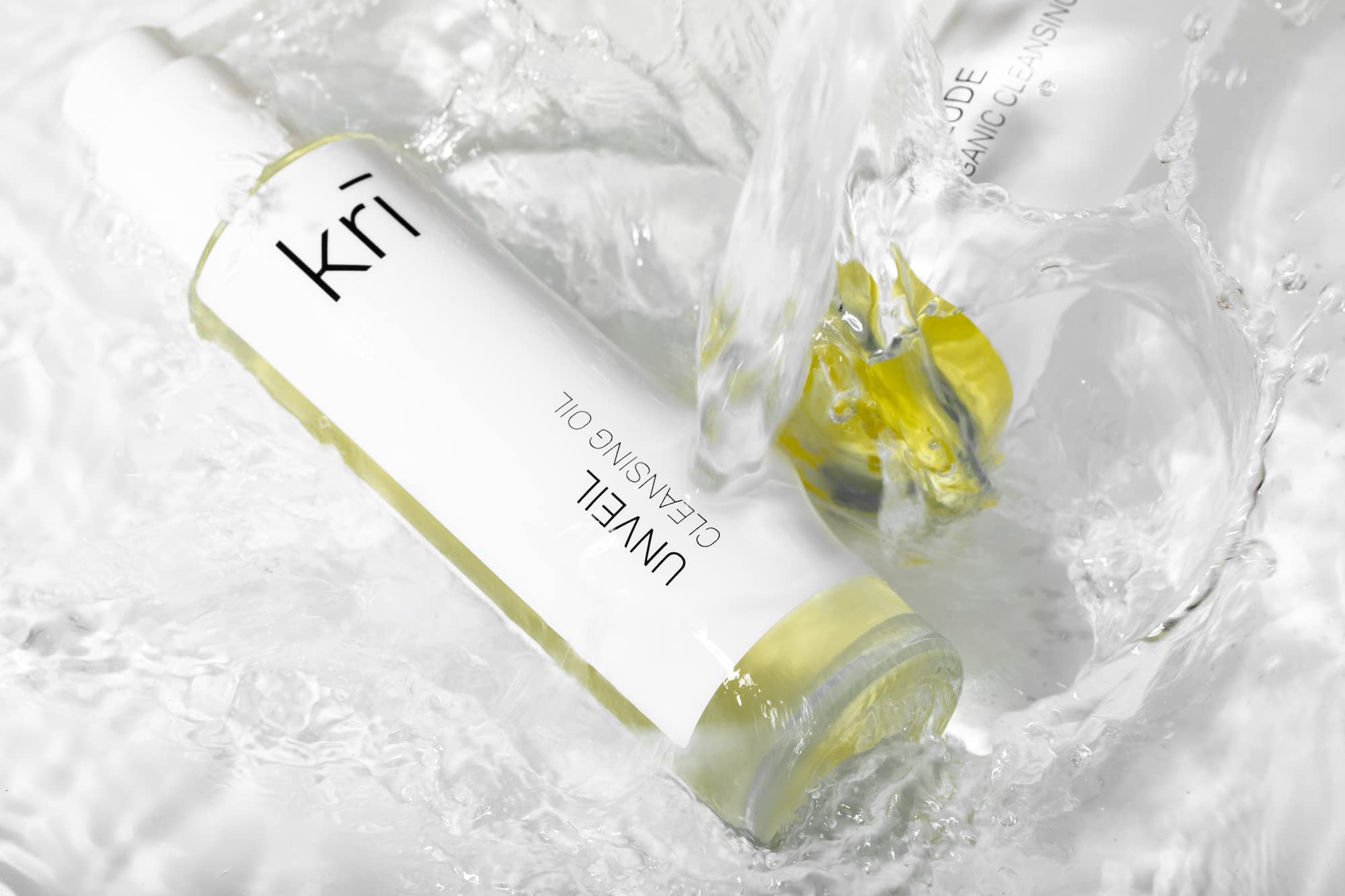 Kr? Unveil Oil-To-Milk Cleansing Oil - 100ml Gentle Makeup Remover & Deep Facial Cleanser for Dry & Sensitive Skin | Perfect for Daily Skincare & Travel