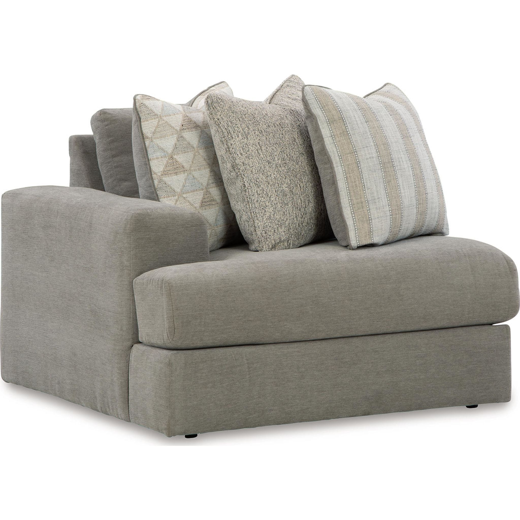Avaliyah 4-Piece Modular Sectional Sofa Set in Ash Gray - Perfect for Living Room, Family Room & Home Theater Seating