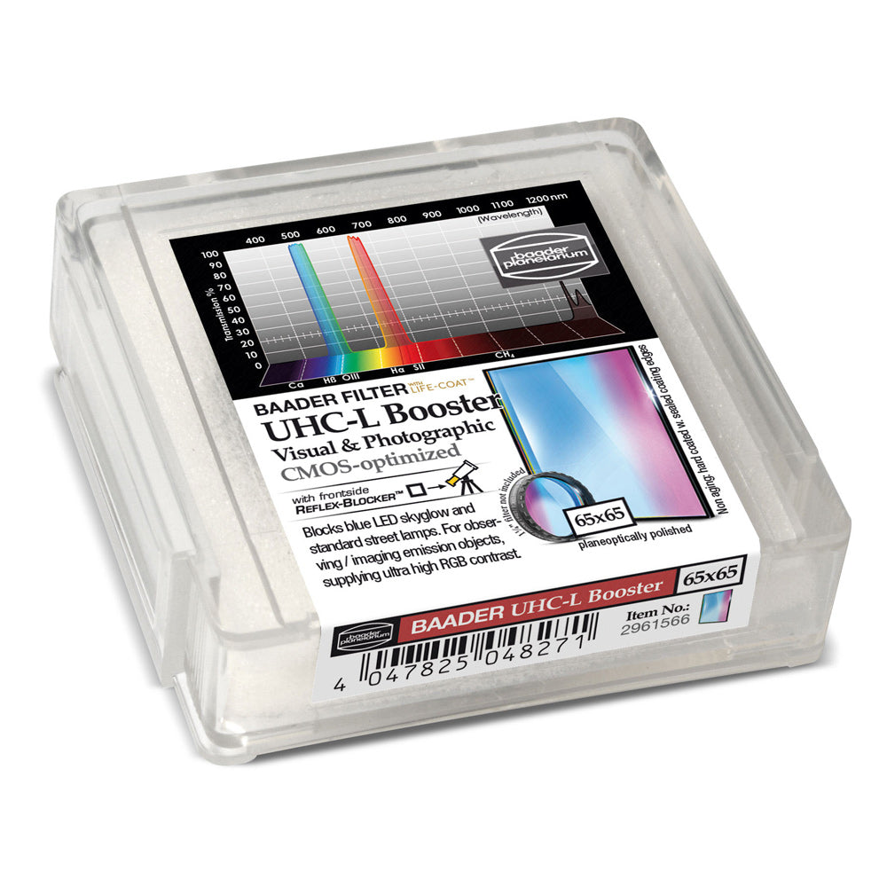 BAADER UHC L / ULTRA L Booster Filter for Astrophotography - Enhance Deep Sky Object Visibility for Telescopes and Cameras