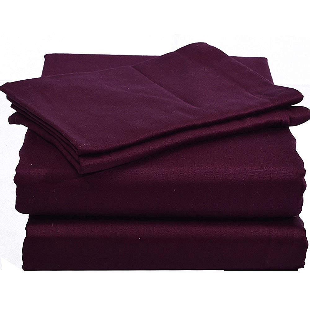 Luxury 4-Piece RV Short Queen Sheet Set - 100% Egyptian Cotton 310-Thread Count - Fits 5