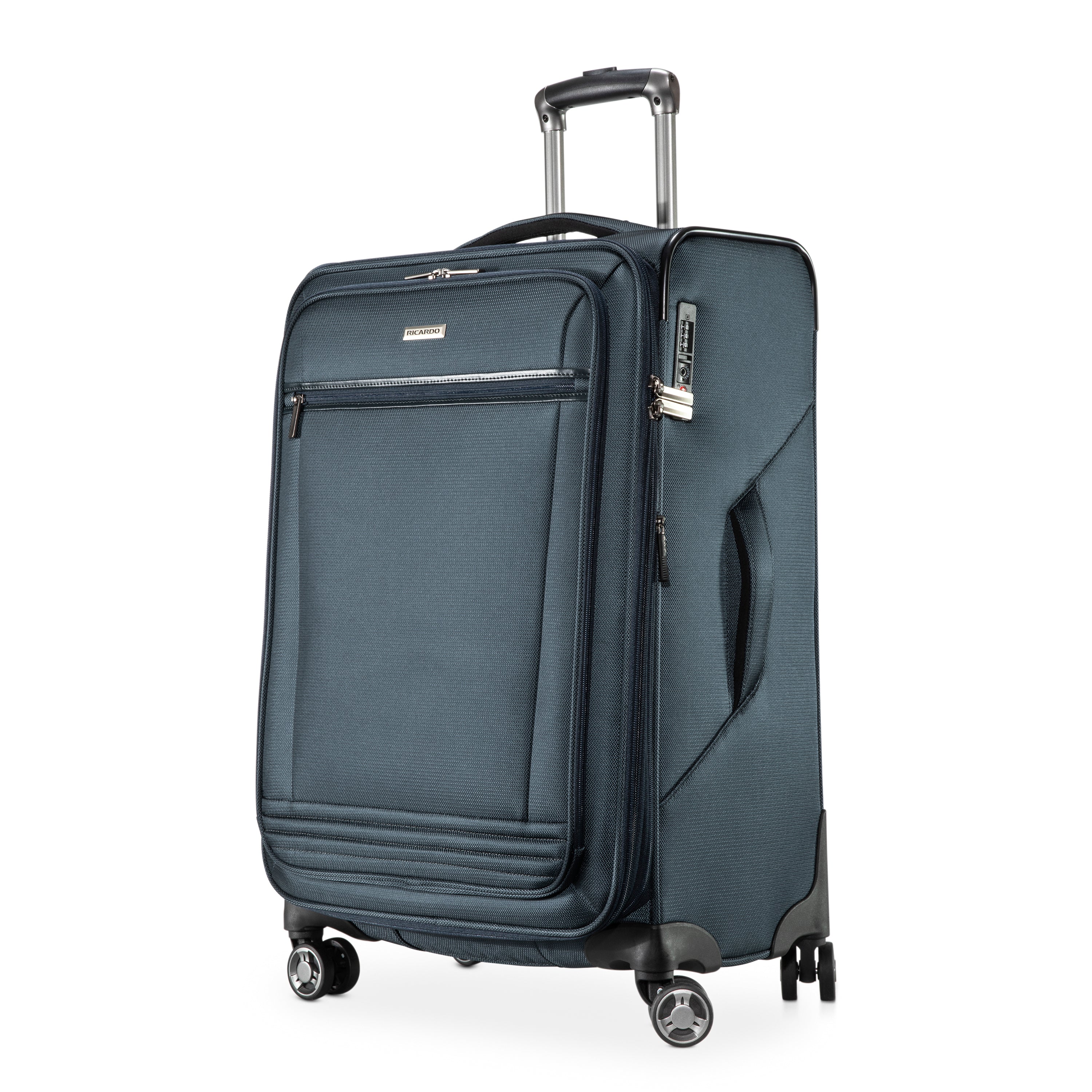 Ricardo Beverly Hills Avalon Spinner 3-Piece Luggage Set - Lightweight Expandable Suitcase with 360° Wheels for Travel, Business Trips & Family Vacations