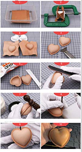 DIY Leather Craft Waist Bag Mold - 15x13x4.2cm Plastic Forming Template for Small Pouch Making | Perfect for Leatherworking, Handmade Accessories & Cosplay Costume Design