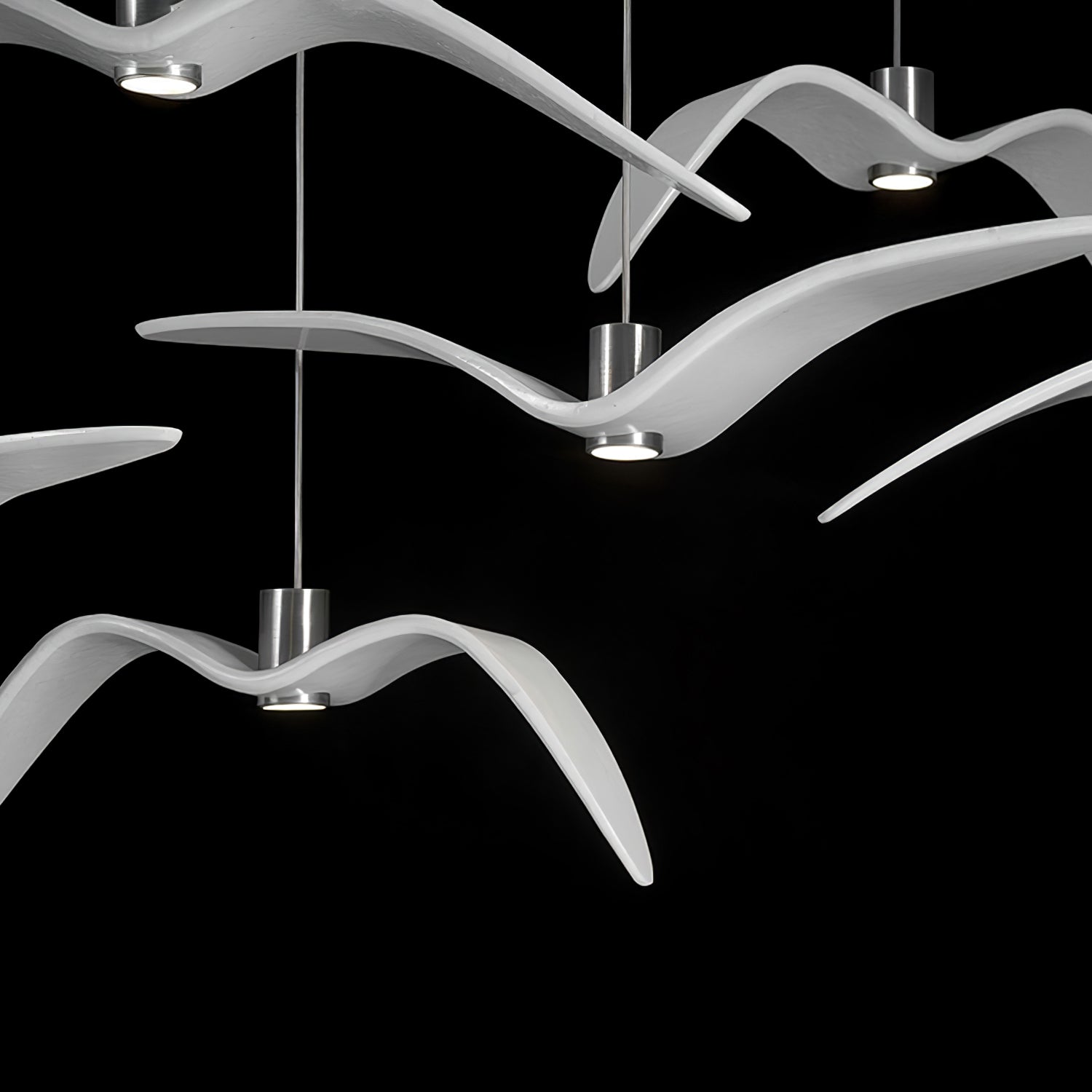Aviara Modern LED Pendant Light Fixture - Dimmable Hanging Chandelier for Kitchen Island, Dining Room & Bedroom Lighting