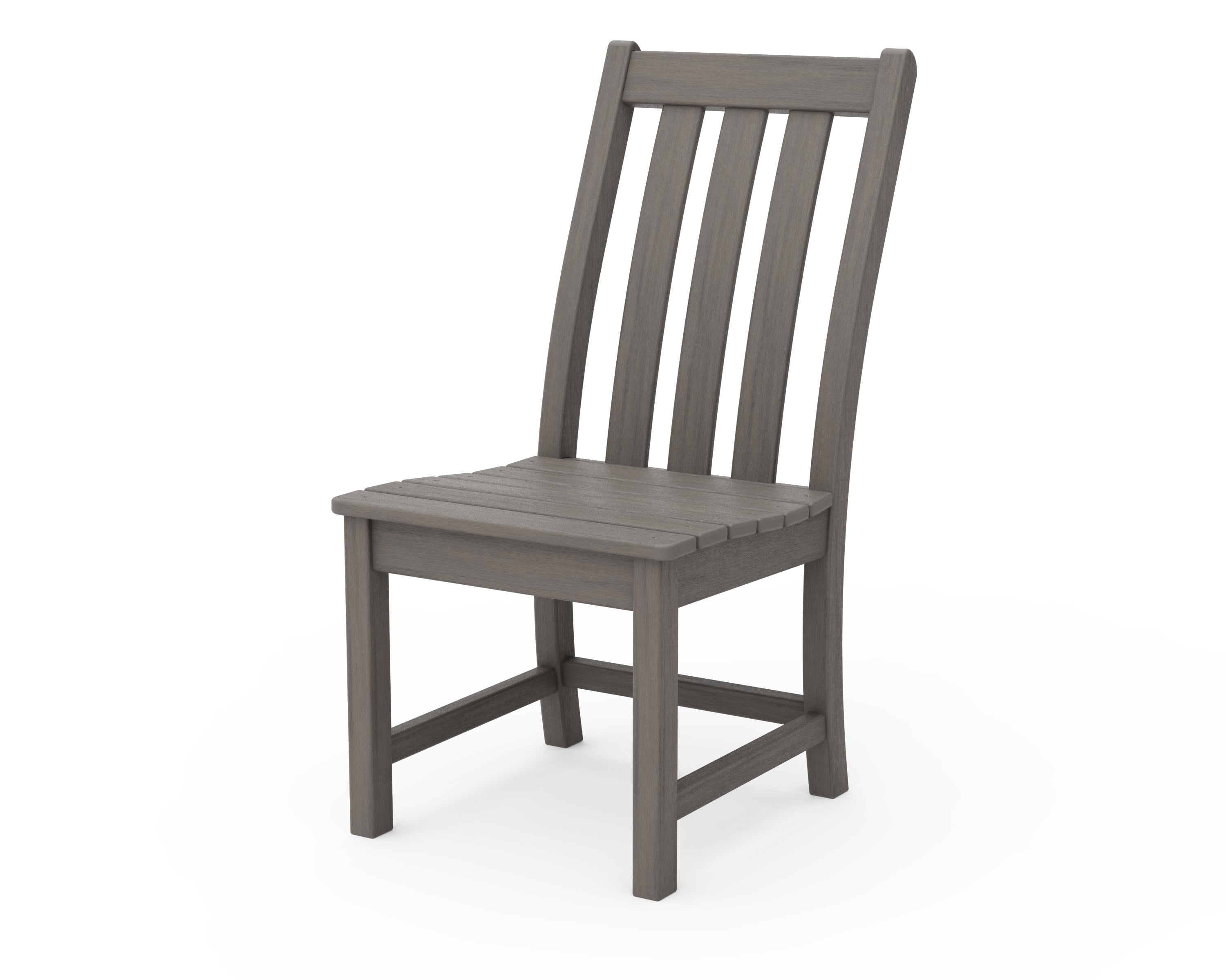 POLYWOOD Vineyard Dining Side Chair - Weather-Resistant Outdoor Furniture for Patio, Garden & Poolside Use