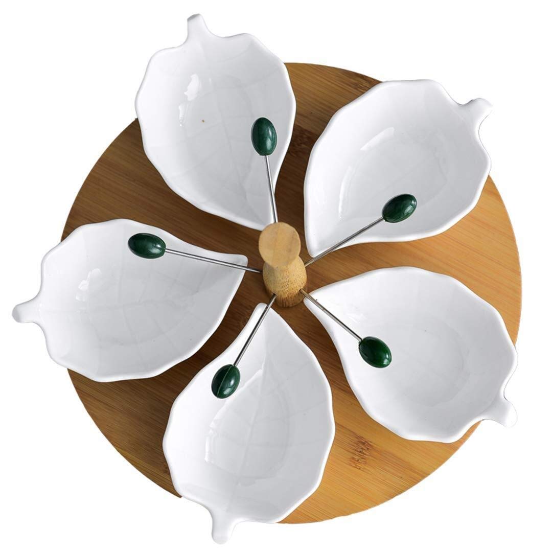 Nordic Style Ceramic Cake Stand with Dome Lid - Elegant Fruit Basket, Dried Fruit Plate, Candy Snack Tray for Living Room, Kitchen, or Dining Table - Perfect for Parties, Afternoon Tea, and Home Decor