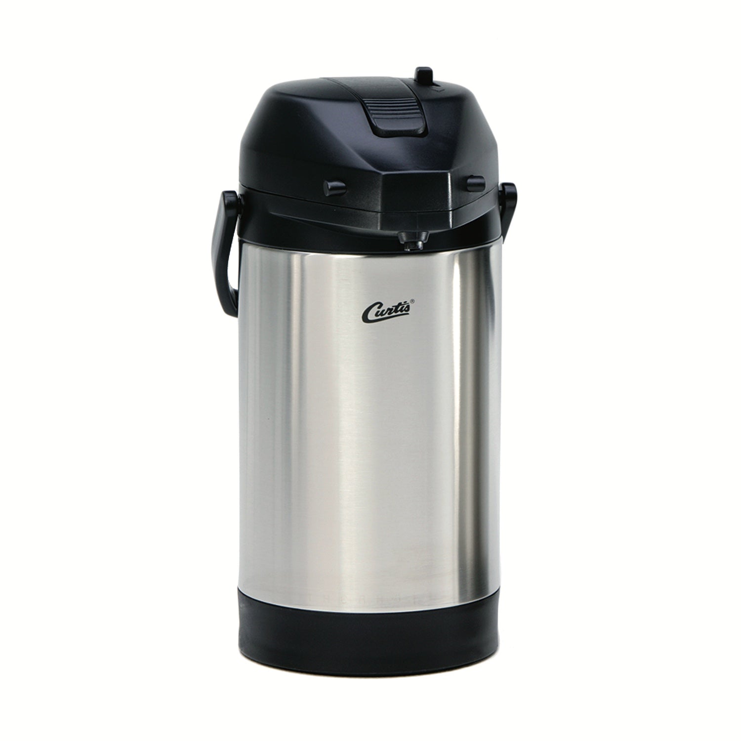 Premium Curtis 3L Stainless Steel Airpot with Double-Wall Insulation - Keeps Beverages Hot/Cold for Hours - Ideal for Coffee, Tea, and Office/Home Use (Model TLXA3001S000)