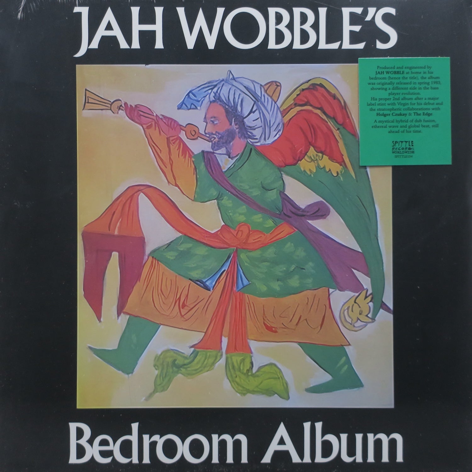JAH WOBBLE 'Bedroom Album' Vinyl LP Record - 1983 New Wave Music for Home Listening & Vinyl Collectors