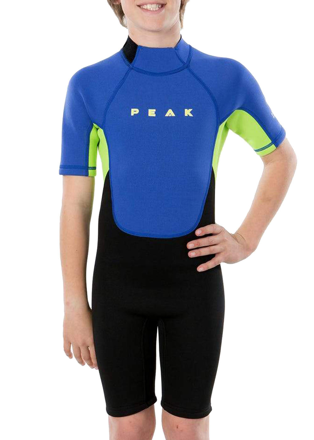 Peak Kids Energy 1.5mm Neoprene Short Sleeve Spring Wetsuit for Boys & Girls - Perfect for Swimming, Surfing & Water Sports