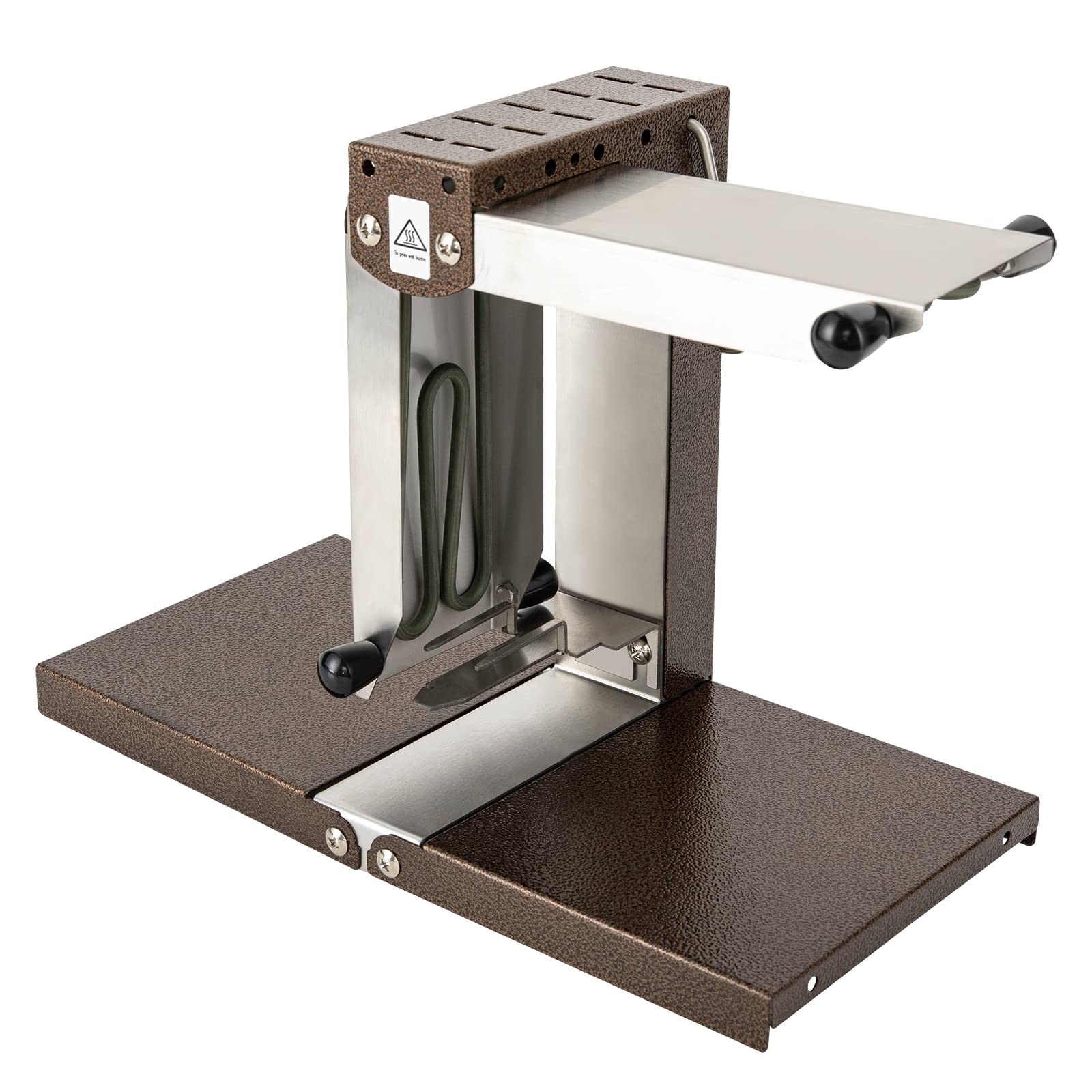 Commercial Electric Raclette Cheese Melter Machine 1000W - Adjustable 60-180° Angle, 320°C Countertop Cheese Warmer & Grill for Restaurants, Parties & Fondue Nights - Perfect for Entertaining & Family Gatherings
