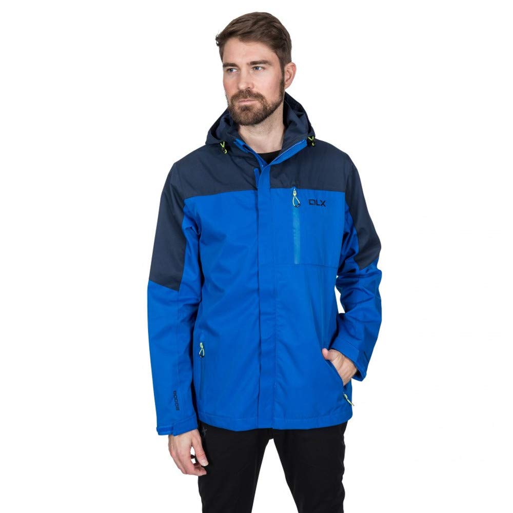 Trespass Men's Danson Waterproof Jacket - Lightweight Raincoat for Hiking, Camping & Outdoor Activities | Windproof & Breathable