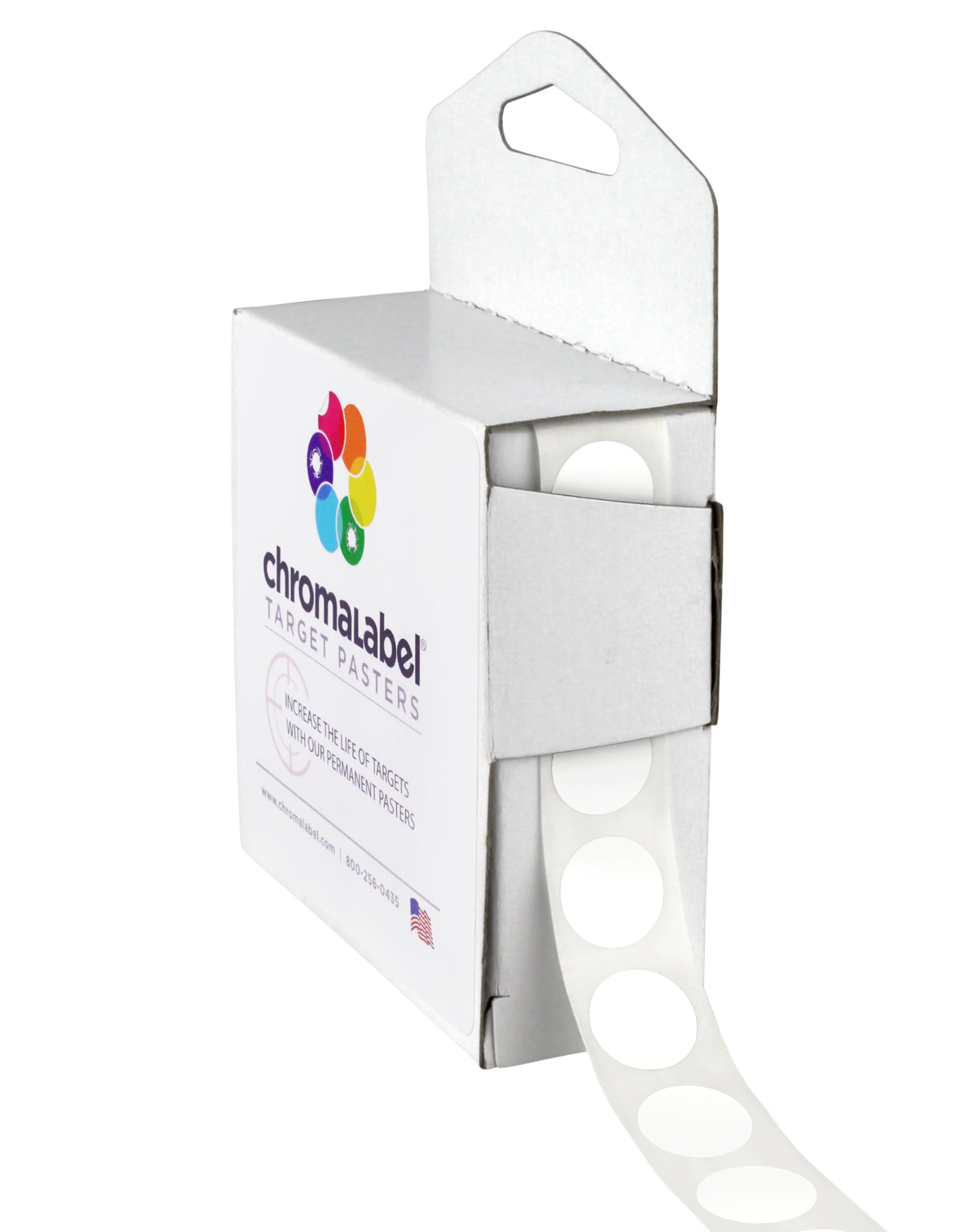 ChromaLabel Shooting Targets - 1000 Round Labels for Marksmanship & Training