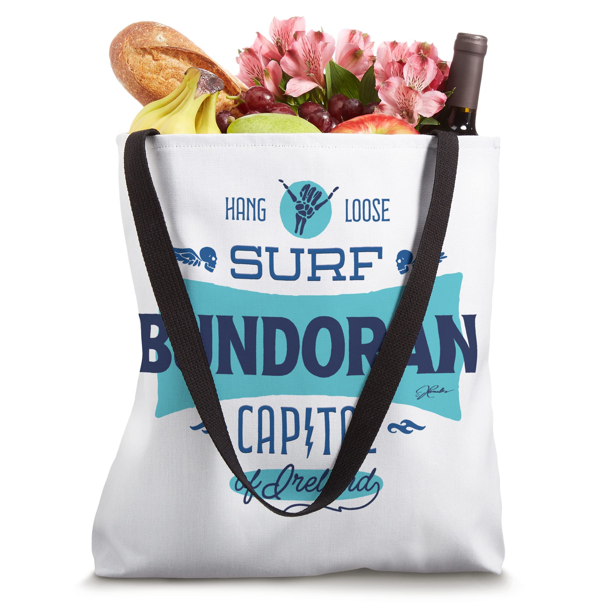 JCombs: Bundoran - Surf Capital of Ireland - Premium Surfing Tote Bag for Beach, Travel & Shopping | Durable & Stylish Surf Accessory