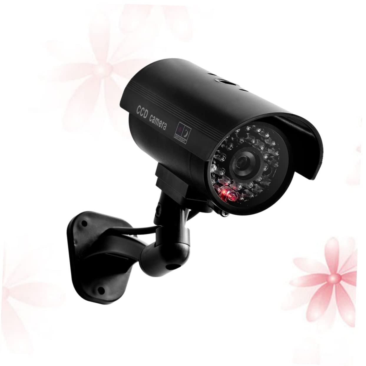 UKCOCO Fake Security Camera with Solar Panel - High Simulation Outdoor Dummy CCTV Camera for Home, Office & Garage Surveillance (Deter Burglars & Intruders)