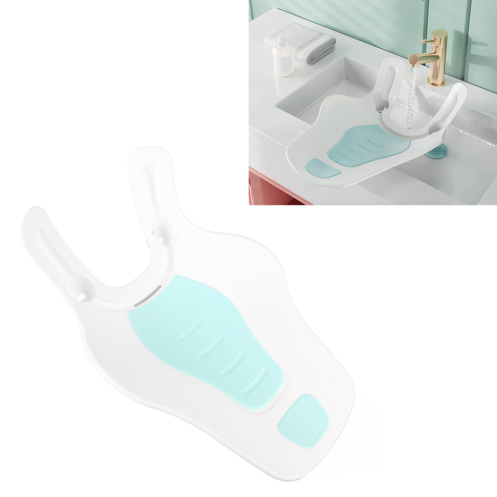 Clean Rinse Bather - Ergonomic Semi-Circle Sink for Baby Bathing, Portable & Foldable Butt Washer for Home Use (12 Pack) | Perfect for Newborn Care, Toddler Hygiene & Travel