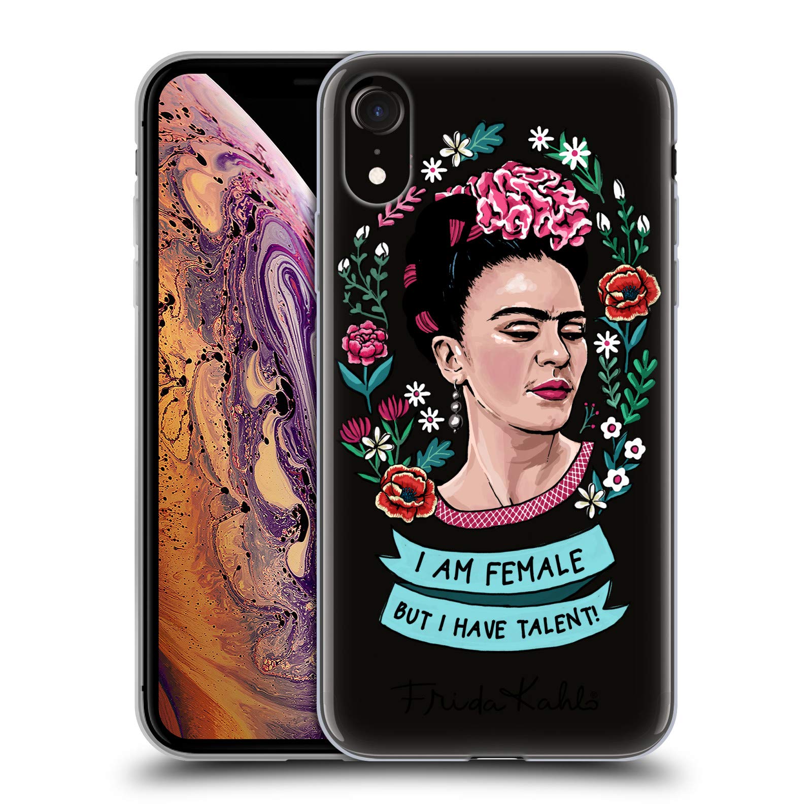 Officially Licensed Frida Kahlo Feminism Art iPhone XR Case - Soft Gel Phone Cover with Inspirational Quotes - Perfect for Women's Empowerment & Artistic Style Protection