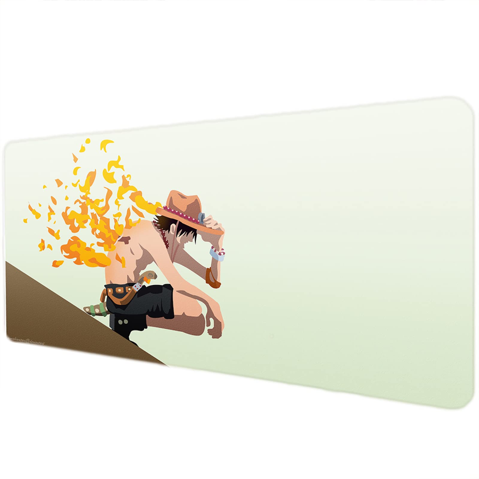 One Piece Anime Gaming Mouse Pad - Large Extended Non-Slip Rubber Keyboard & Mouse Mat for PC, Laptop, Office (15.7x35.4 Inch) - Perfect for Gaming Setups, Workstations & Anime Fans