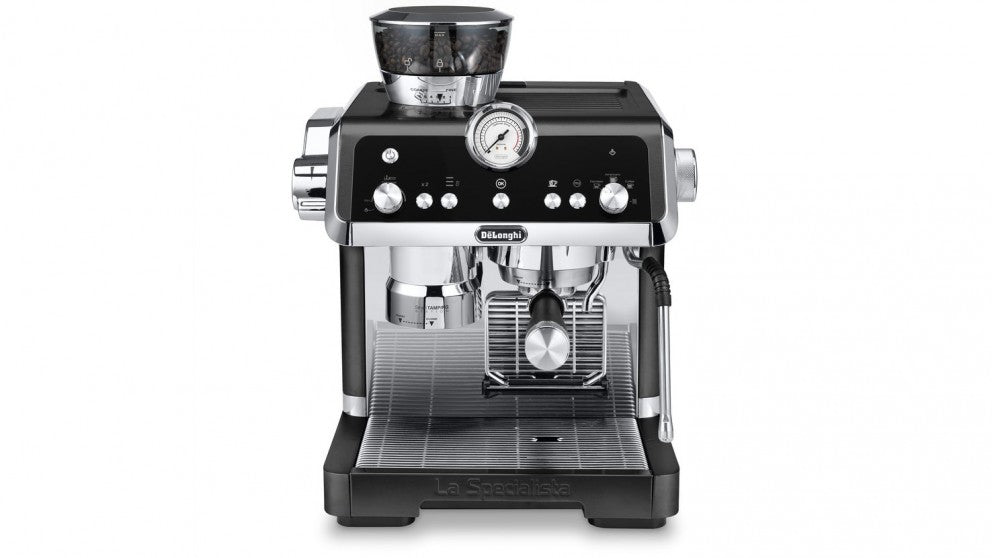 Delonghi La Specialista Prestigio Espresso Machine with Pump - 1450W, Matt Black (EC9355BM) for Home Barista & Coffee Lovers - Perfect for Latte, Cappuccino & Espresso Making