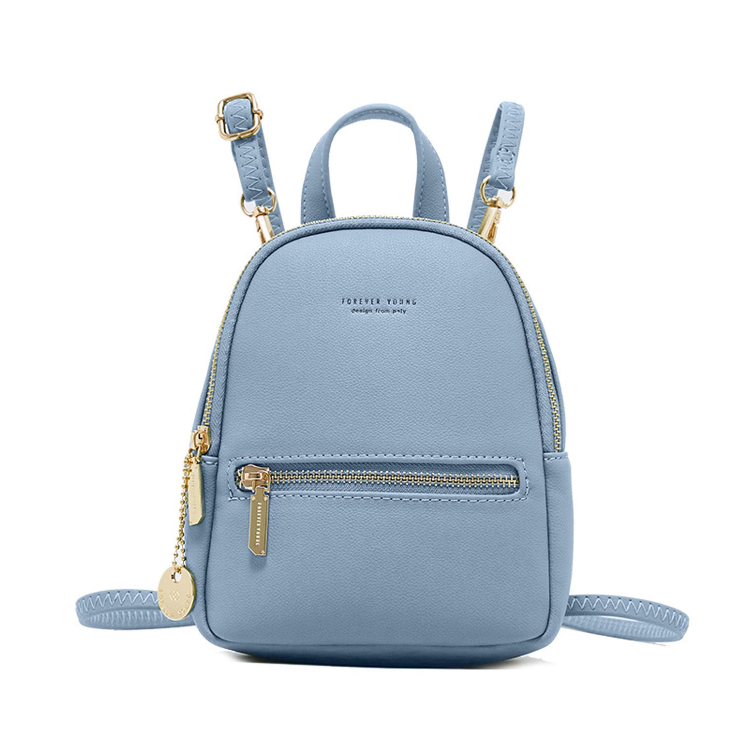 FANDARE Mini Backpack for Women - Stylish Small Crossbody Bag, Waterproof PU Leather Shoulder Bag for Travel, School & Daily Use | Perfect as Girls Daypack, Work Purse & Casual Handbag