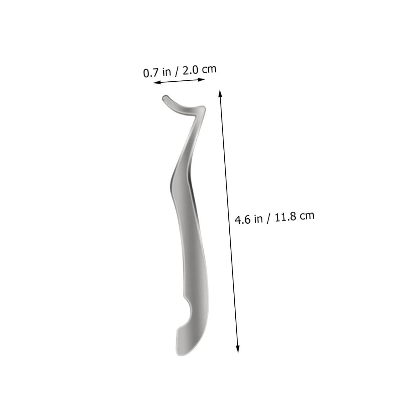 Professional Stainless Steel Eyelash Tweezers - False Eyelash Applicator with Comfortable Grip for Precise Lash Extension & Creative Eye Makeup | Perfect for Salon, Home Use & Professional Makeup Artists