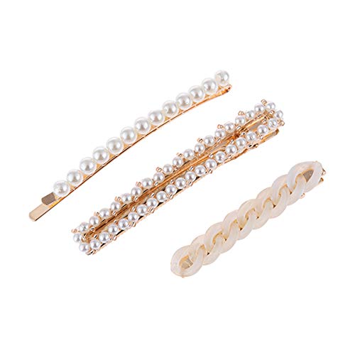 Hair 3 Set - Pearl & Chain