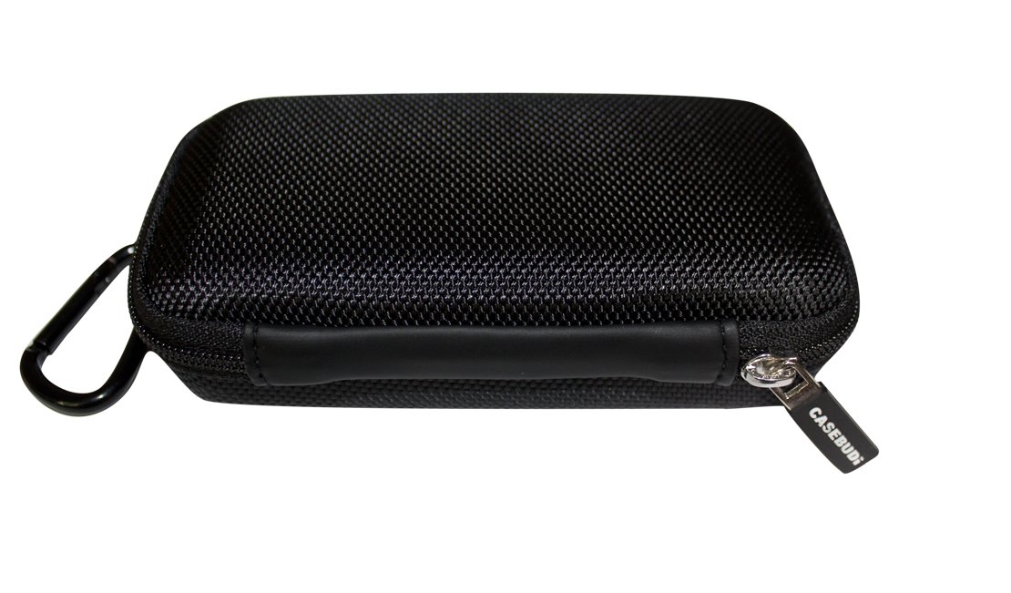 Compact Travel Organizer - Black Ballistic Nylon Case for Cables & Chargers | Perfect for Business Trips & Vacations