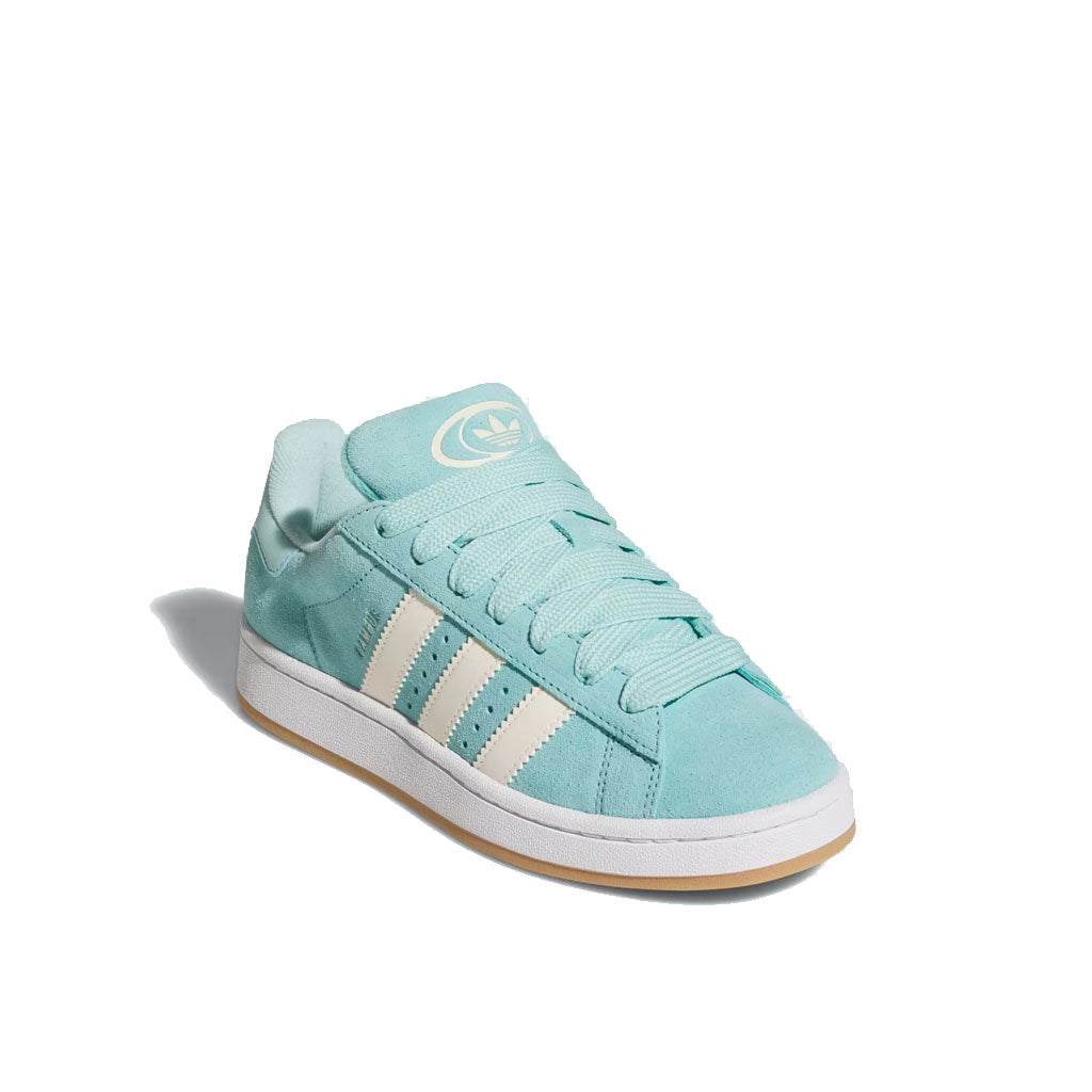 Adidas Women's Campus 00S Sneakers - Teal/White/Gum Colorway | Retro Running Shoes for Women | Perfect for Casual Wear, Gym & Street Style