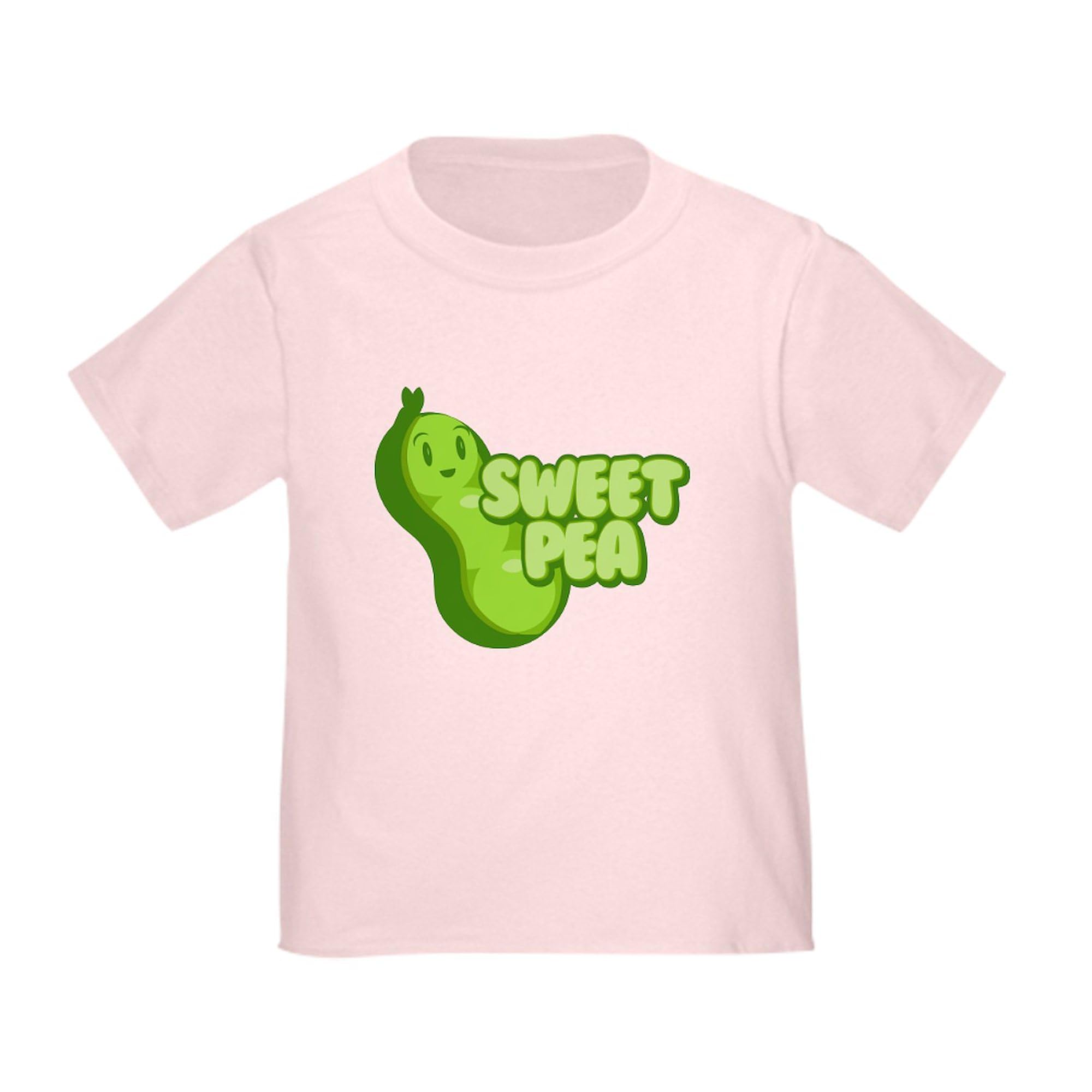 Sweet Pea Toddler T-Shirt - 100% Cotton Cute Graphic Tee for Boys & Girls | Perfect for Playdates, Preschool & Family Photos