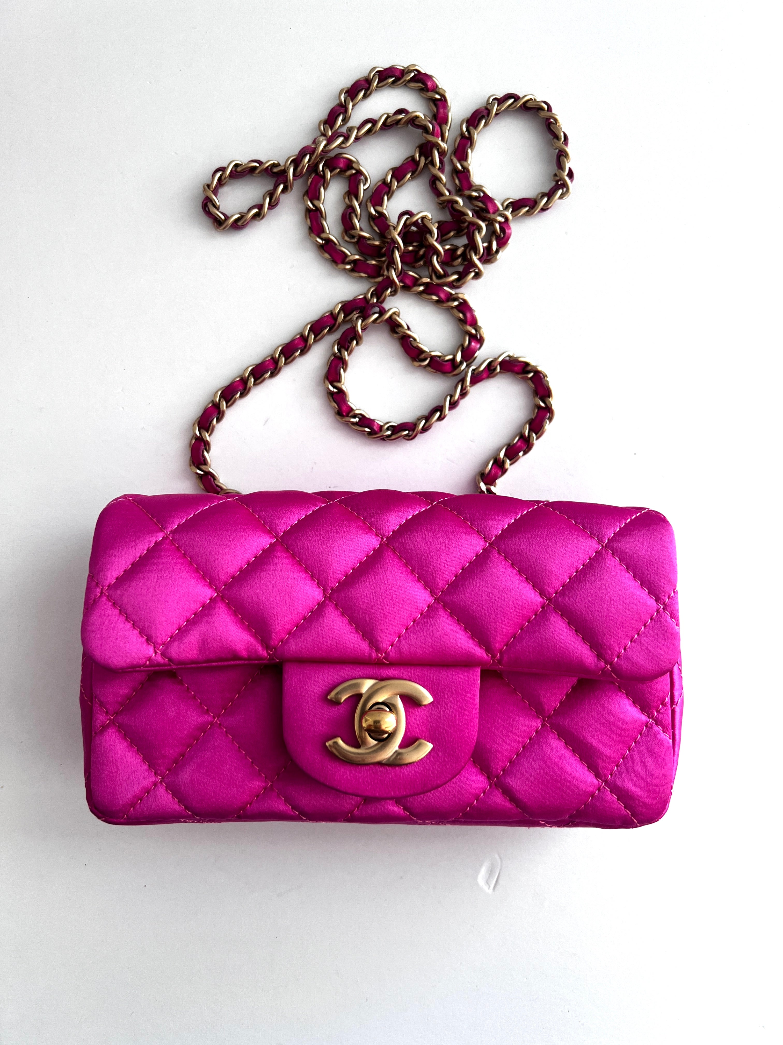 Vintage Chanel Pink Sequin Mini Flap Bag - Luxury Designer Crossbody Purse for Women, Evening Parties & Special Occasions