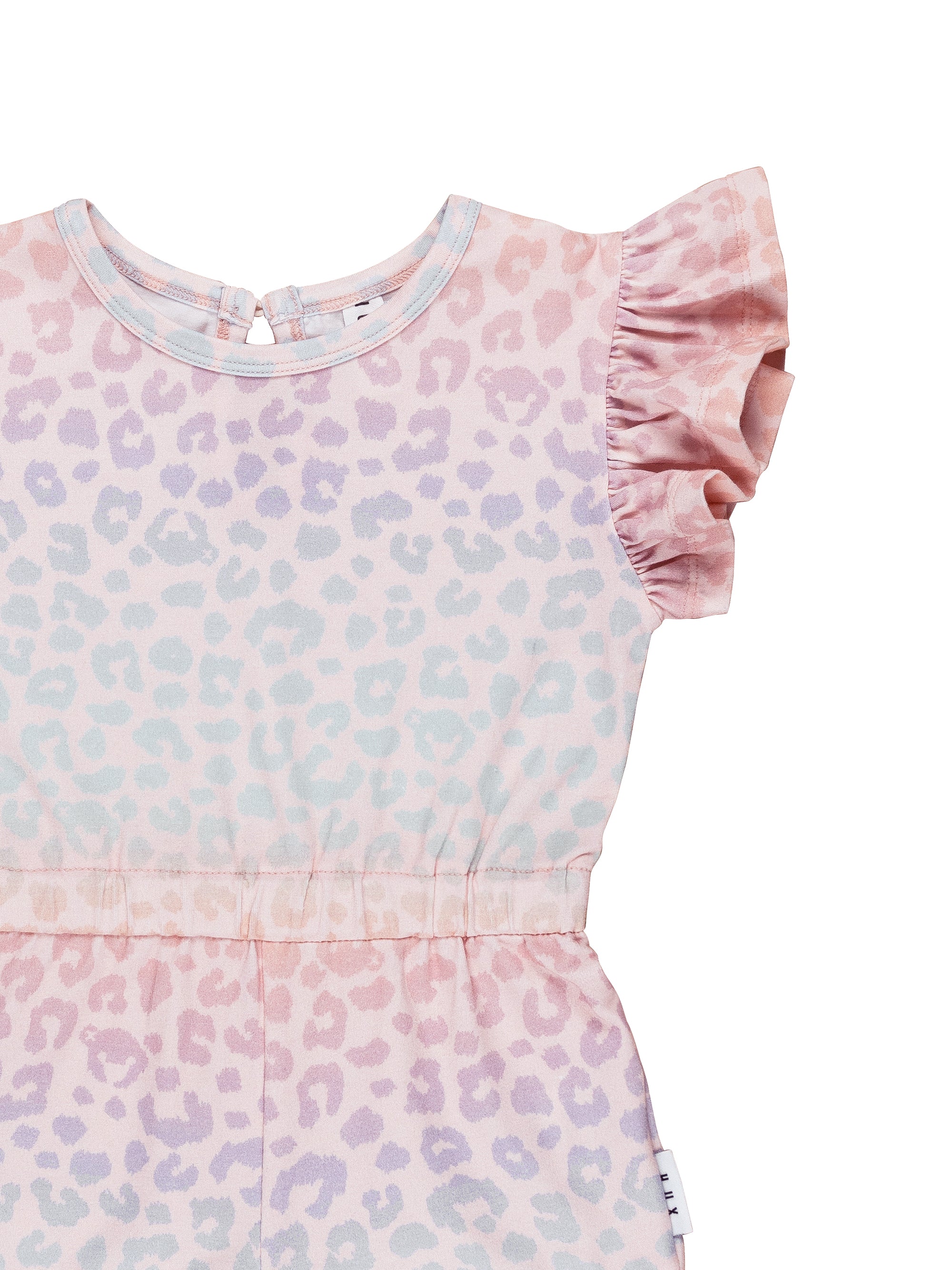 Huxbaby Rainbow Frill Playsuit for Baby Girls - Soft & Comfortable Romper with Adjustable Straps - Perfect for Playdates, Photoshoots & Special Occasions