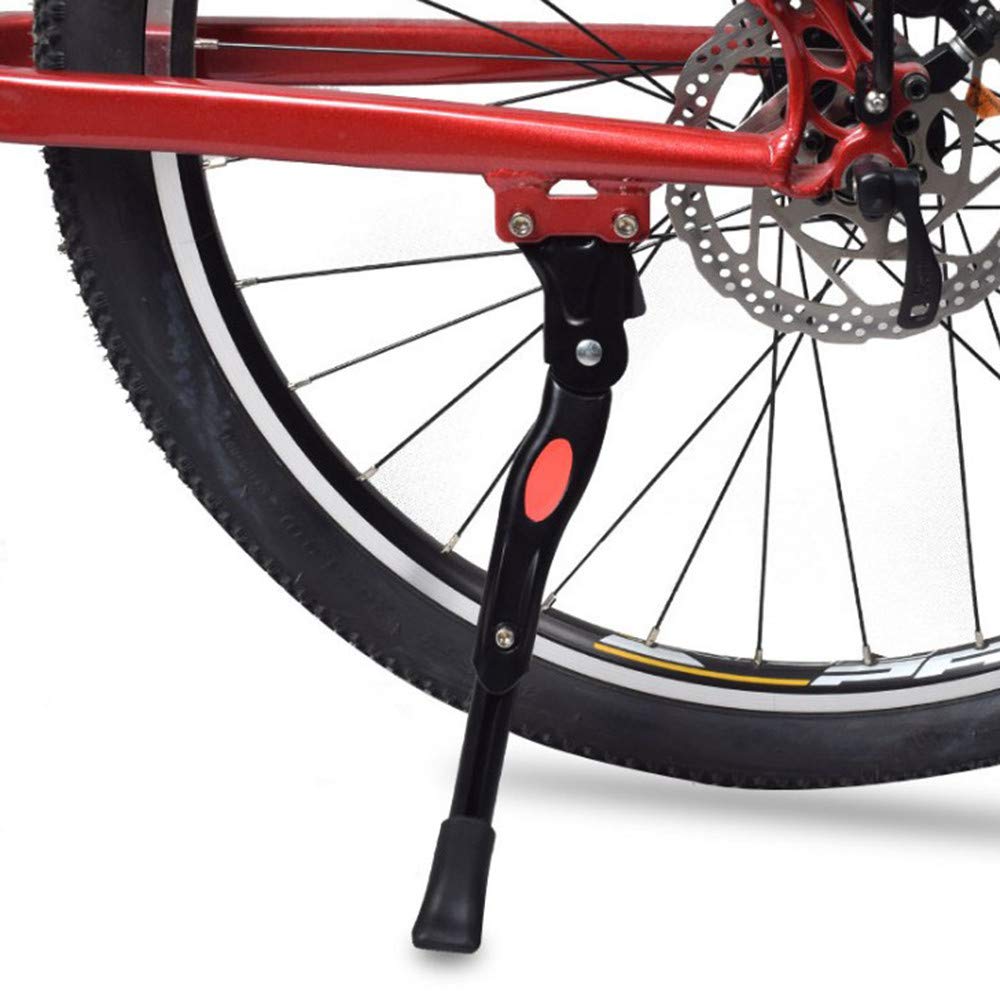 Adjustable Aluminum Alloy Bike Kickstand Center Mount for 22-27 Inch Bicycles - Kids Bike, Mountain Bike, Road Bike, Adult Bike | Perfect for Commuting, Off-Roading & Everyday Cycling