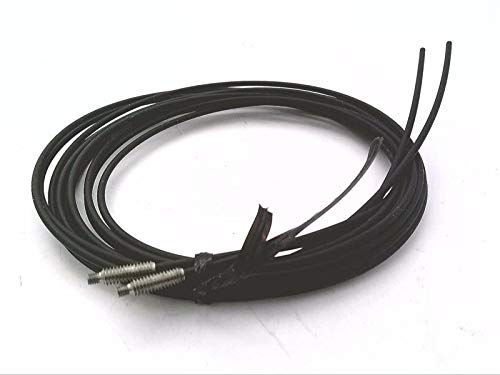 BANNER ENGINEERING PIT46UHT1 42804 Plastic Fiber Optic Sensor - 1mm Core Diameter, 2m Length, Opposed Mode, Threaded & Free Cut - Ideal for Industrial Automation & Machine Safety Applications