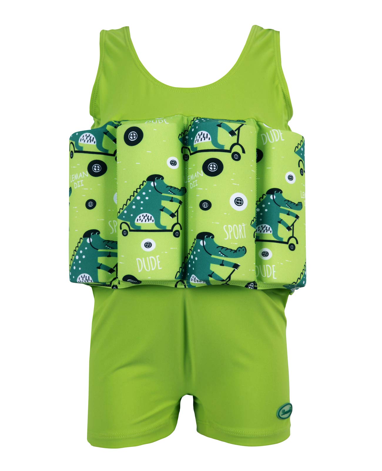**Kids Swim Vest with Adjustable Buoyancy - One-Piece Flotation Swimwear for Boys & Girls Ages 1-10 - Safe for Pool, Beach & Water Play**