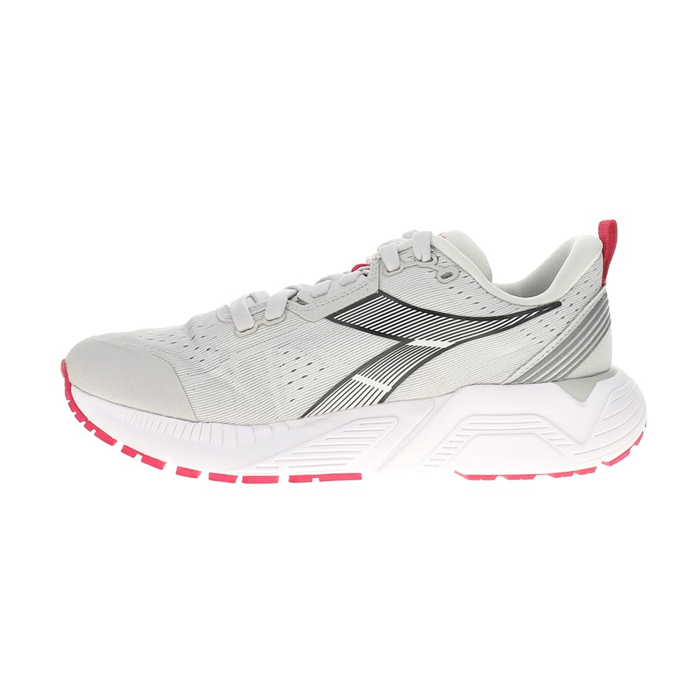 Diadora Women's Mythos Blushield Vigore 2 Running Shoes - Lightweight Cushioned Sneakers for Women - Grey - Perfect for Jogging, Gym Workouts & Daily Walking