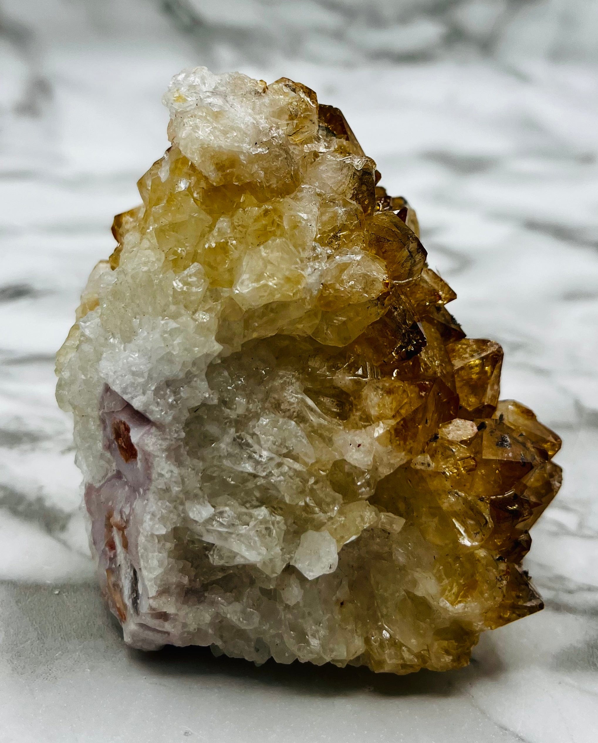 Natural Citrine Crystal Cluster - 41g Raw Citrine Stone for Healing, Meditation & Energy Work | Home Decor, Reiki, Chakra Balancing, Gift Idea