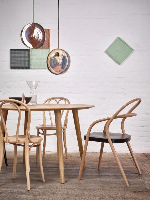 Malmo Dining Table by Ton – Modern Scandinavian Dining Table for Home & Restaurant – Perfect for Family Dinners & Entertaining Guests